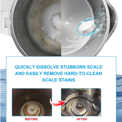 Jakehoe Scale Cleaning Effervescent Tablets Cleaning tablets for removing stubborn stains and scale from kettles and coffee machines
