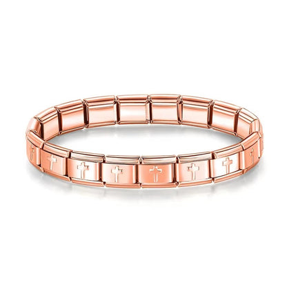 Italian Charm Bracelet（Cross）
