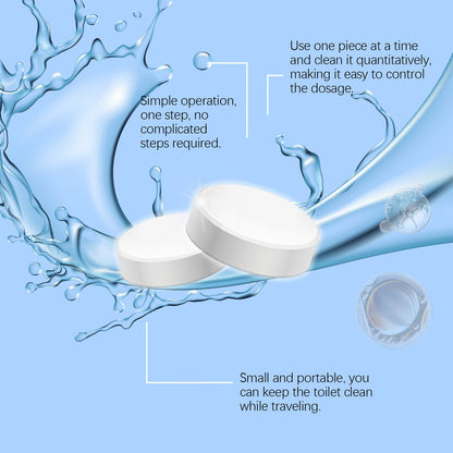 Jue Fish Toilet cleaner tablets Bathroom Toilet Cleaning Tablets for Removing Stubborn Stains and Odors