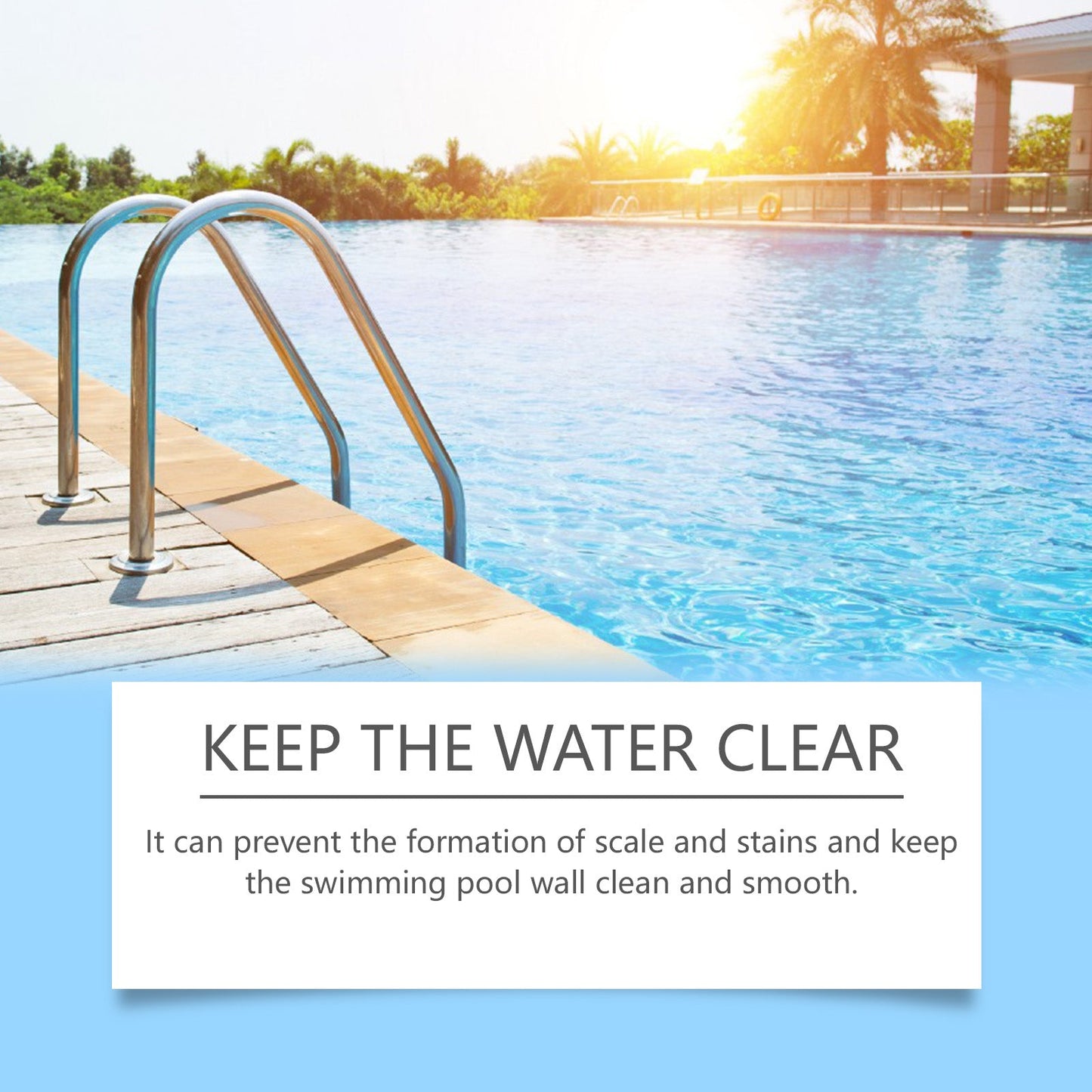 MoonSpry Pool cleaning slow-release tablets Swimming pool water decontamination, deodorization, and multi-functional cleaning effervescent tablets