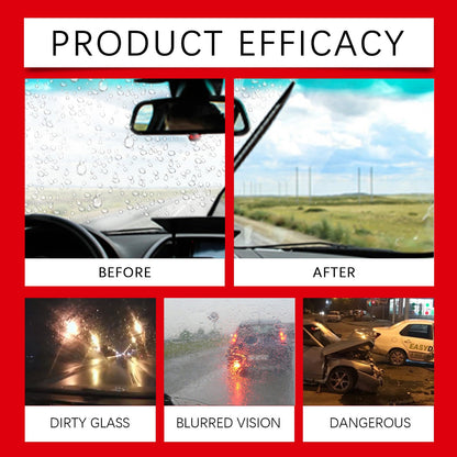Homonth Car windshield effervescent tablets, car window rainproof, waterproof, anti-fog, cleaning car glass effervescent tablets