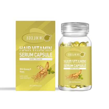 EELHOE Hair Oil Capsules Scalp care to improve dryness and frizz, smooth hair care oil, gentle and moisturizing