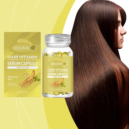 EELHOE Hair Oil Capsules Scalp care to improve dryness and frizz, smooth hair care oil, gentle and moisturizing
