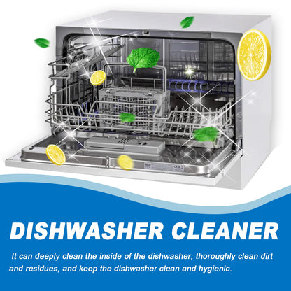 Jakehoe Dishwasher cleaning tablets Dishwasher-specific detergent and brightener for cleaning, removing grease and dirt