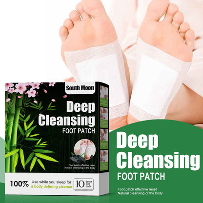 South Moon Natural herbal foot patches for dehumidification and foot massage Relieve physical stress, relax the body and mind, and aid sleep with foot patches