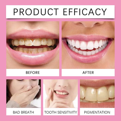 Oralhoe Bubblegum Toothpaste Tablets Clean teeth, maintain oral hygiene, freshen breath, daily care teeth cleaning tablets