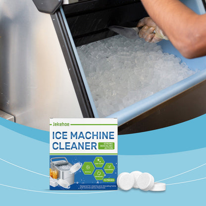 Jakehoe Ice Maker Cleaning Tablets Daily household gentle cleaning of ice makers for descaling, deodorizing, and maintenance