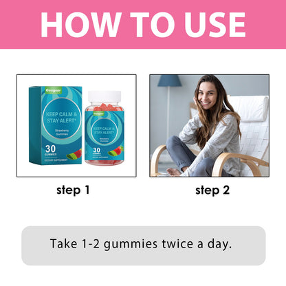 Googeer Strawberry-flavored soothing gummies Strawberry gummy candy for body supplement