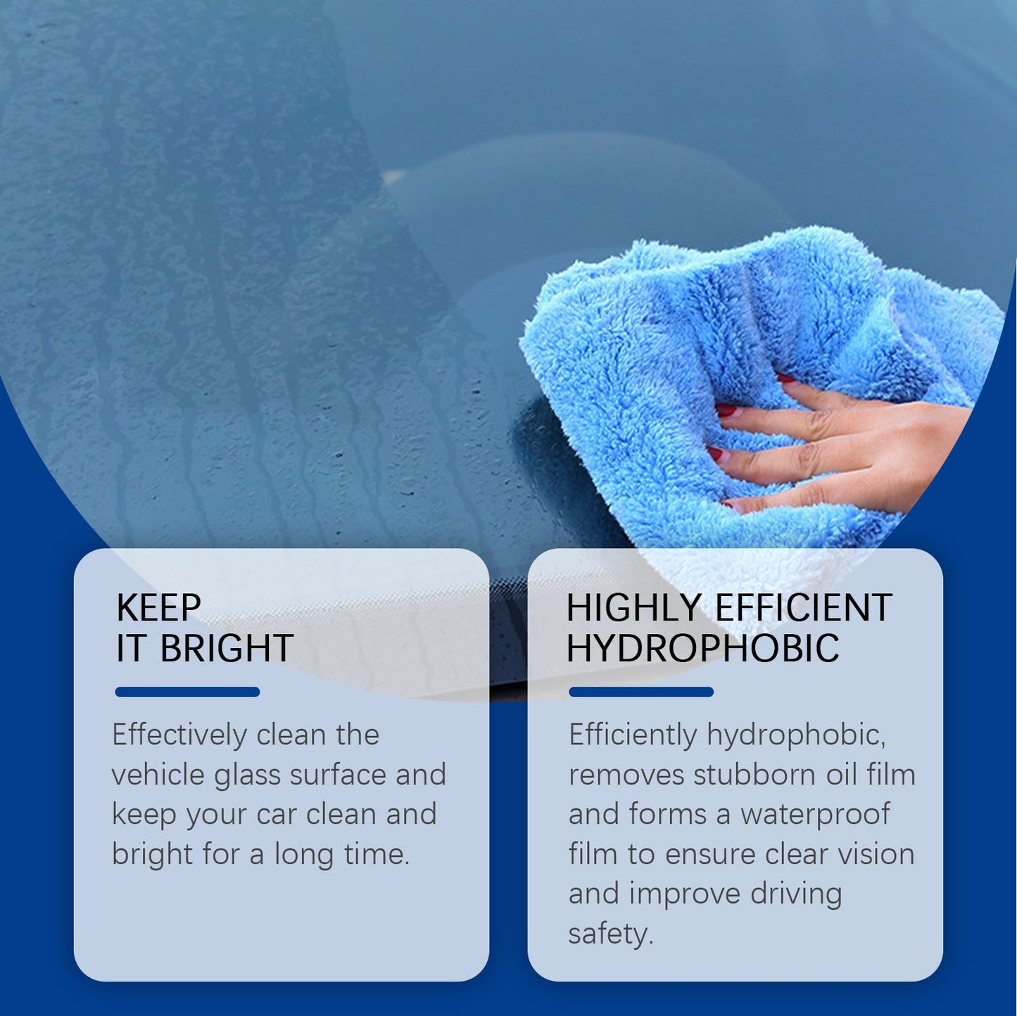 Rayhong Windshield cleaning tablets Car window glass stain and water mark waterproof cleaning effervescent tablets