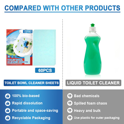 Jue-Fish Toilet cleaning tablets Toilet deodorizing and descaling tablets for removing urine stains and cleaning toilet drains