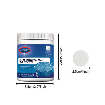 Jaysuing Effervescent Tablets Multifunctional Instant Cleaning Swimming Pool Water Quality Improvement Effervescent Tablets