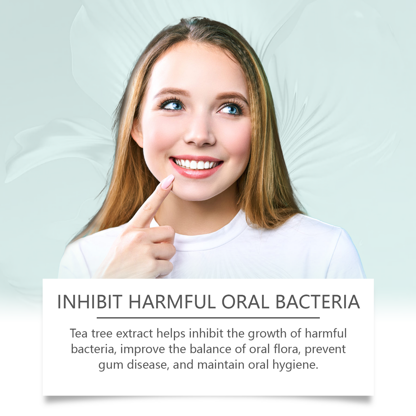 Oralhoe Mouthwash tablets Cleans teeth, removes stains, eliminates bad breath, freshens breath, portable solid toothpaste tablets