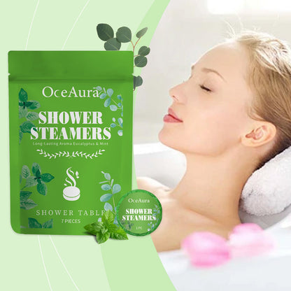 OceAura Mint-scented bath fragrance tablets Gentle cleansing and comfort for the body and skin, alleviating discomfort with aromatherapy tablets