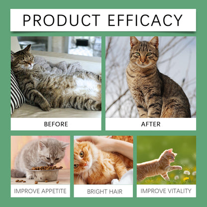 Yegbong Cat grass tablets Nourishing and health-preserving tablets rich in dietary fiber for cats and dogs