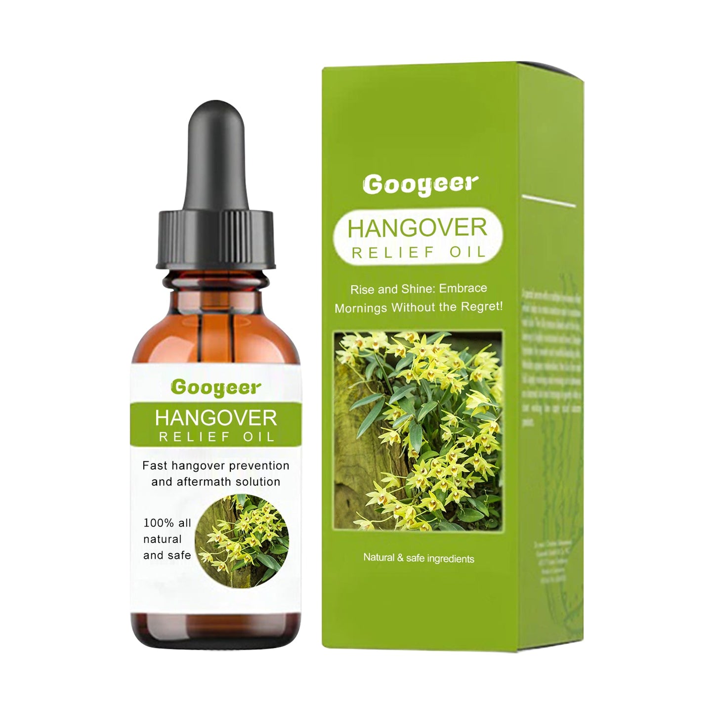 Googeer Anti-Hangover Oil Relieves hangover nausea, fatigue, dizziness, and body discomfort after drinking at parties and gatherings