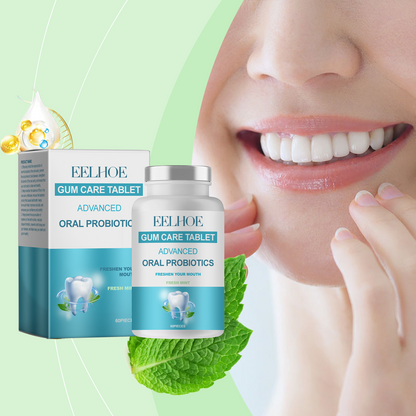 EELHOE Probiotic Oral Rinse Tablets Solid toothpaste tablets, portable mouthwash tablets, portable cleaning and stain removal for teeth