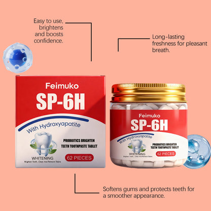 Feimuko Mint mouthwash tablets Gentle teeth cleaning, refreshing mouthwash, portable mouthwash tablets for travel