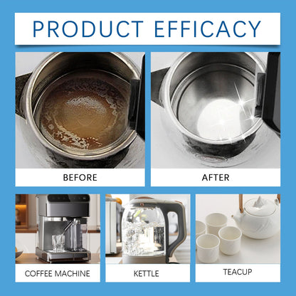 Jaysuing Multi-purpose descaling effervescent tablets Descaling tablets for electric kettles, water scale cleaning and descaling tablets