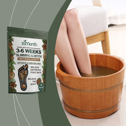 Ximonth Herbal body foot bath beads Gentle moisturizing care for comfortable foot and body care foot soak beads