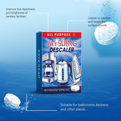 Jaysuing Descaling cleaning tablets Effective stain removal suitable for continuous use in home environment cleaning tablets