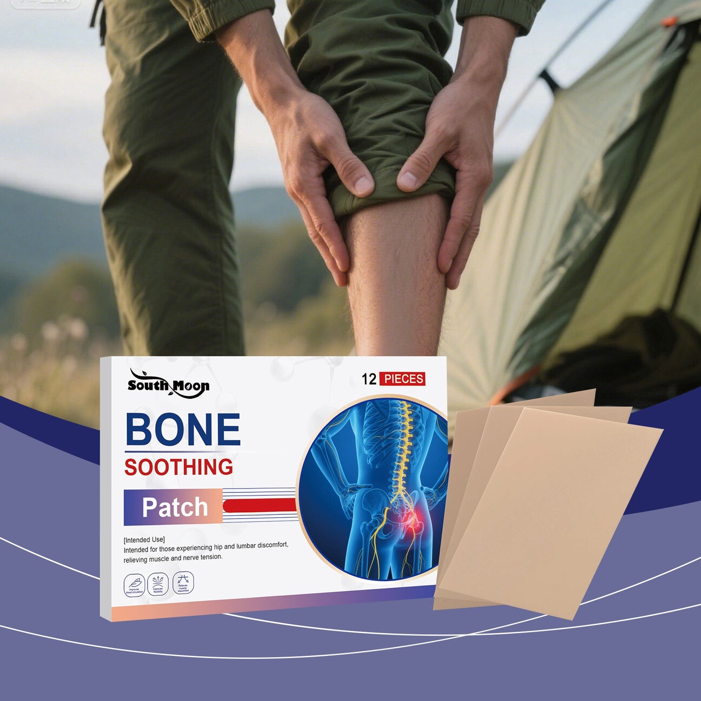 South Moon Joint Care Patch Gentle nourishing and soothing daily external care tablets for body joints