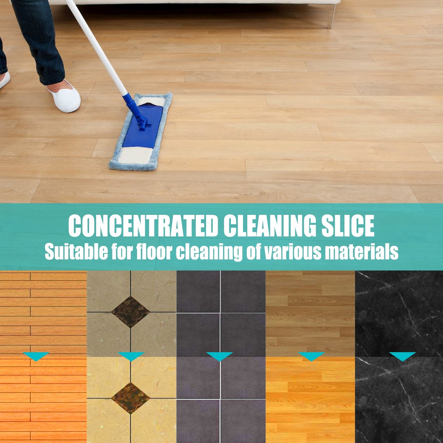 Jaysuing Multi-purpose floor cleaning tablets Instant stain and dirt remover with popular scents from Douyin and Kuaishou