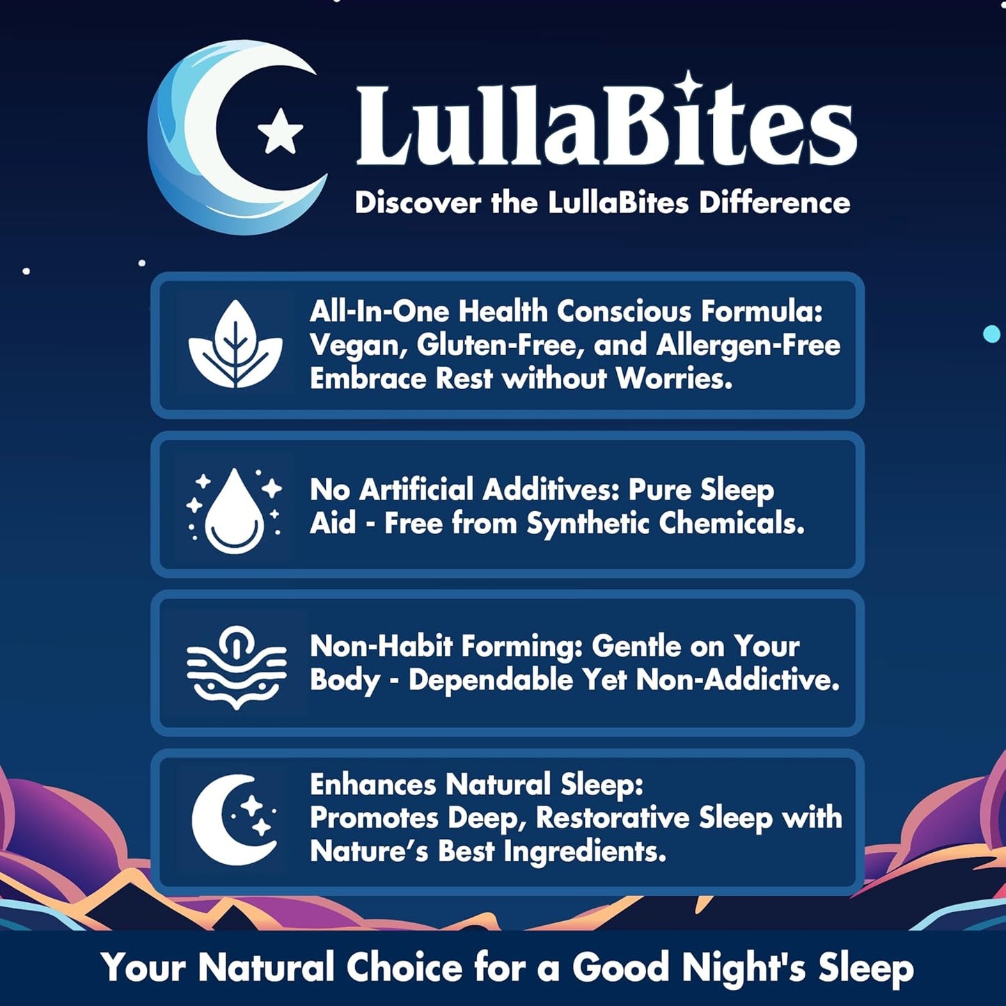 Magne-Calm Sleep Aid | Vegan, Sugar-Free & Melatonin-Free | 30-Night Supply