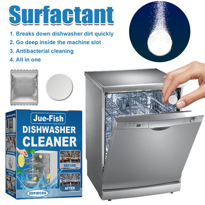 Jue-Fish Dishwasher cleaning tablets Specialized cleaning tablets for built-in drawer dishwashers in Taiwan