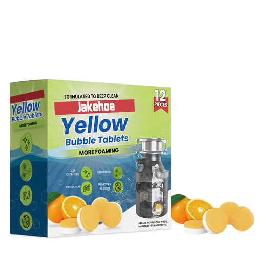 Jakehoe Pipe cleaning tablets Household cleaning drain cleaner for unclogging hair and grease in sewers
