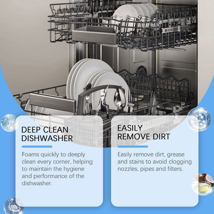 Jaysuing Dishwasher cleaning tablets Removes oil, dirt, and grime from household kitchen dishwashers and eliminates odors
