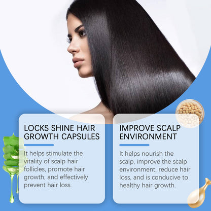 HOEGOA Hair Care Capsules Scalp Repair Essential Oil, Hair Smoothing Care Essence, No-Rinse Hair Care Capsules
