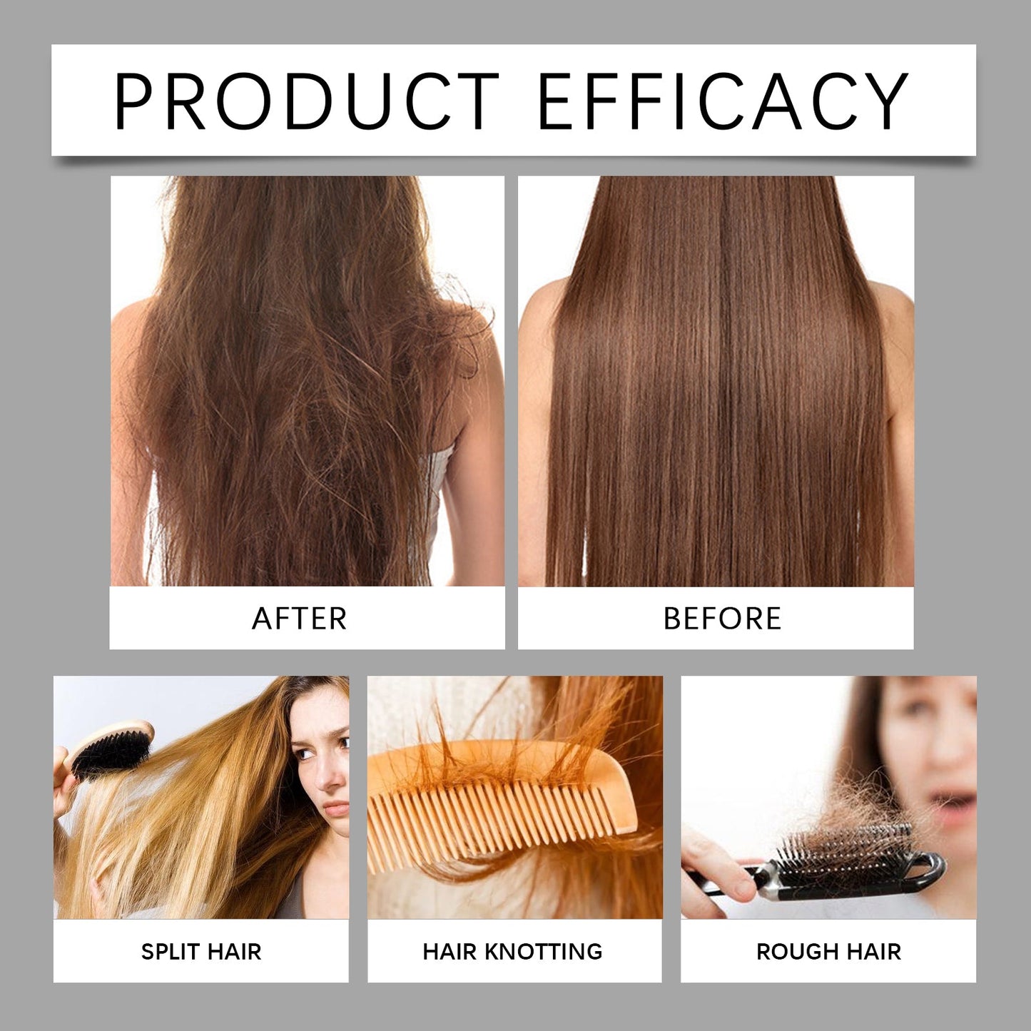 Jaysuing Hair Care Essential Oil Capsules Hair Smoothing Care to Improve Dryness and Frizz, Hair Care Essential Oil