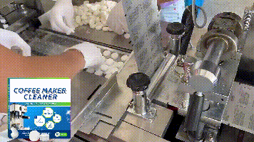 AMZ Coffee machine cleaning tablets Daily gentle cleaning of stains and scale, portable universal coffee machine cleaning and maintenance tablets