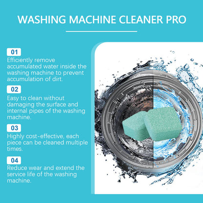 Jakehoe Washing machine cleaning tablets Cleaning the washing machine drum for household use, removing stains and scale