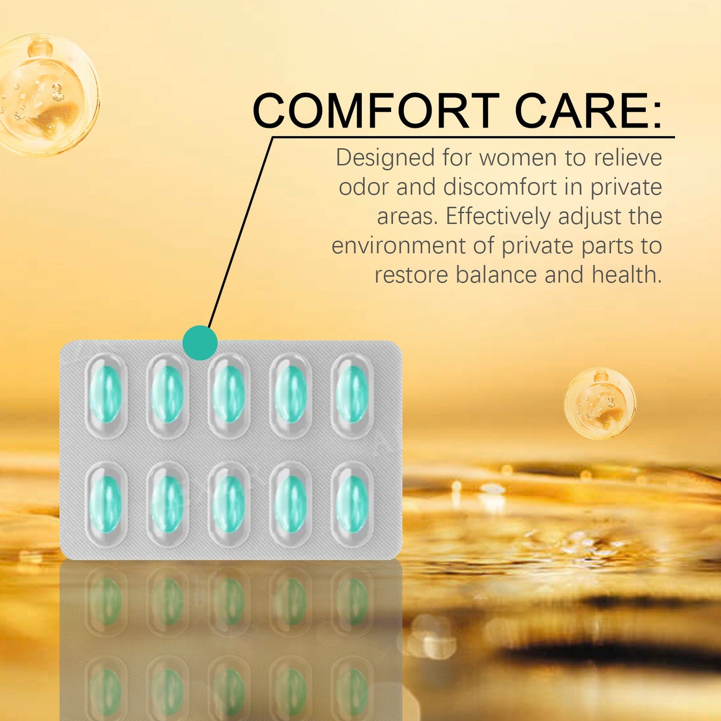 North Moon Women's Body Care Capsules Gentle formula for refreshing odor removal and body balance care