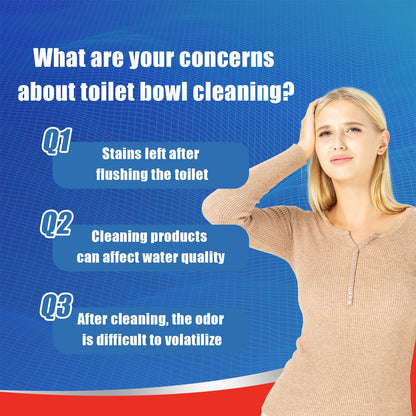 EELHOE Toilet cleaning tablets Toilet cleaning tablets for deodorizing, removing scale and urine stains, and fresh-smelling sink stain remover