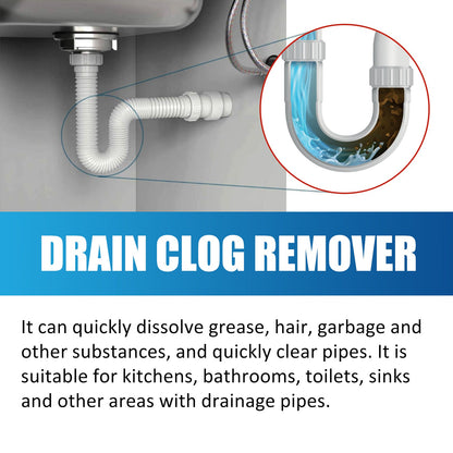 Jakehoe Drain Cleaning Tablets Kitchen and toilet drain pipes are clogged; cleaning, unclogging, and eliminating odors
