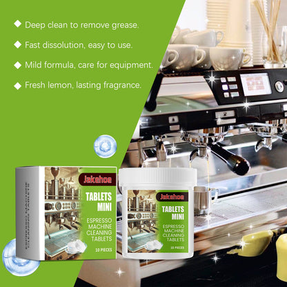 Jakehoe Coffee machine cleaning tablets Specialized cleaning and descaling tablets for coffee machines to remove coffee stains and renovate