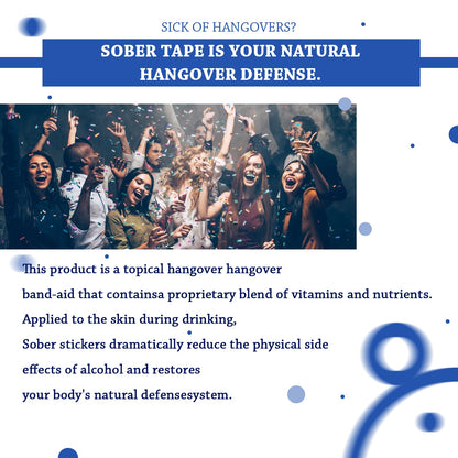 South Moon Anti-Hangover Patch Liver protection, social gatherings, hangover relief, party after-party hangover relief, acupoint patches
