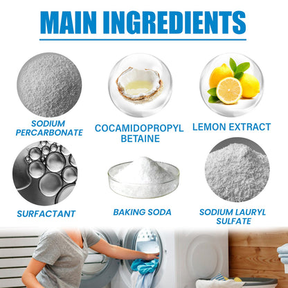 Jakehoe Laundry tablets Gently cleans oil stains and dirt from clothes, softens, protects color, and leaves a long-lasting fragrance - laundry sheets