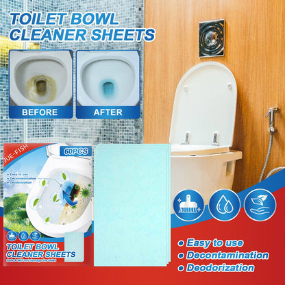 Jue-Fish Toilet cleaning tablets Toilet deodorizing and descaling tablets for removing urine stains and cleaning toilet drains