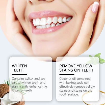 Oralhoe Toothpaste tablets Mild ingredients clean dental dirt, protect enamel, dental care toothpaste tablets