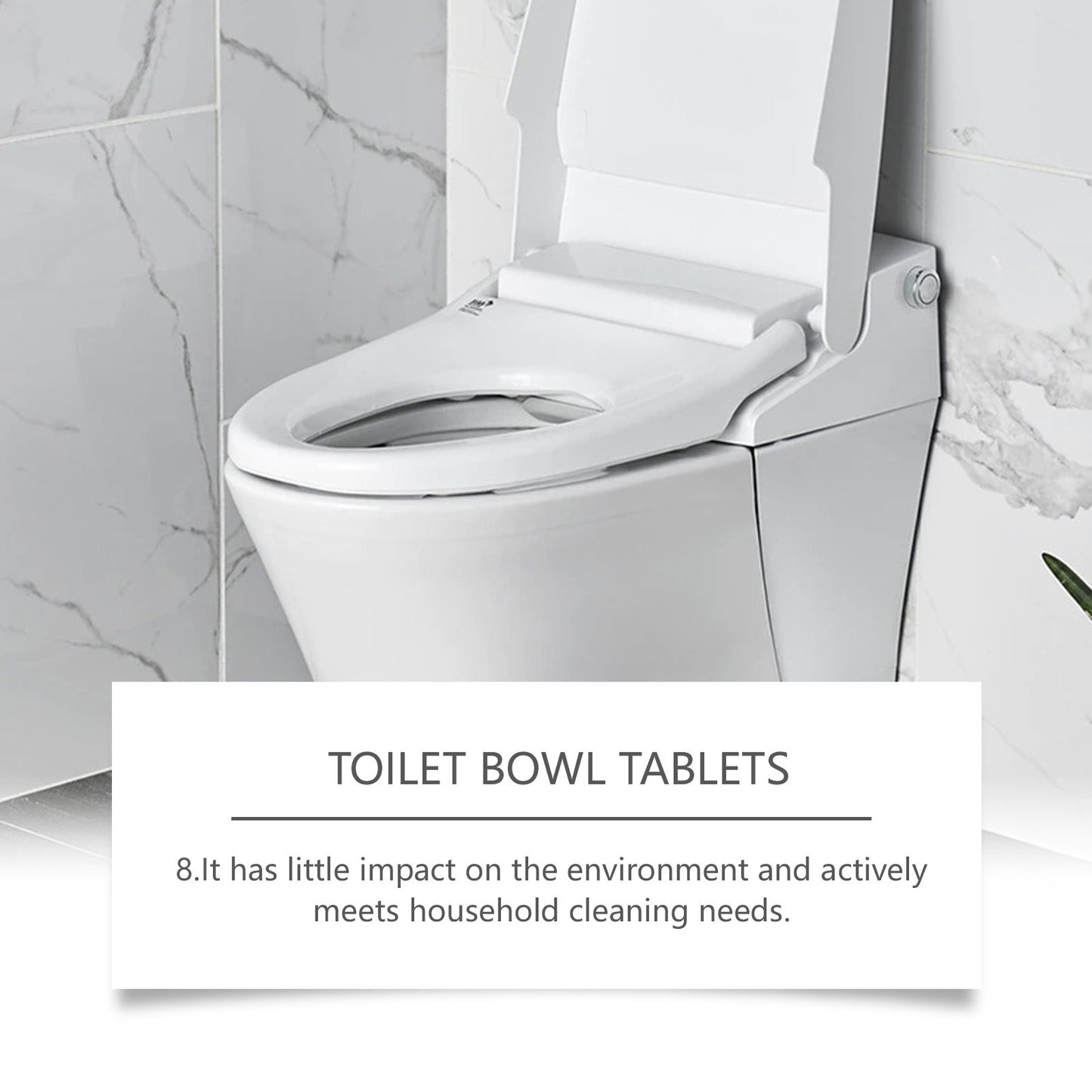 Jakehoe Toilet cleaning effervescent tablets Household toilet cleaning tablets for removing dirt and stains from toilets