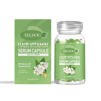 EELHOE Hair Care Essential Oil Capsules Hair nourishing oil for relieving dryness, smoothing hair, and scalp massage