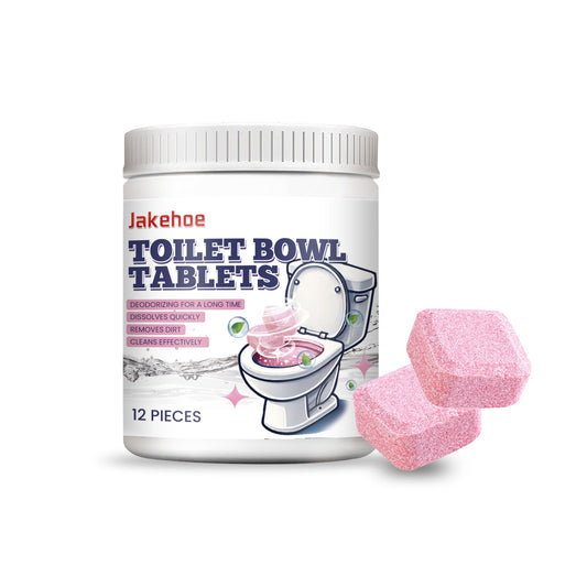 Jakehoe Toilet cleaning effervescent tablets Household toilet cleaning tablets for removing dirt and stains from toilets