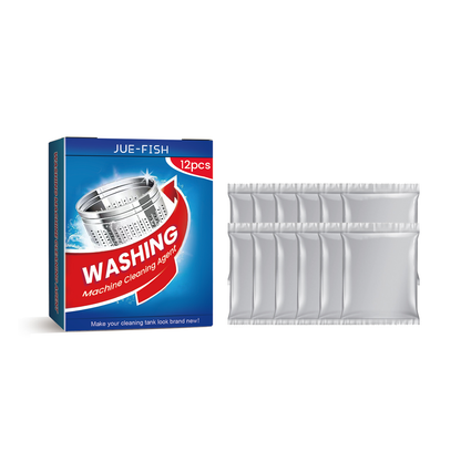 Jue-Fish Washing Machine Cleaner Washing machine drum automatic dirt removal cleaning tablets