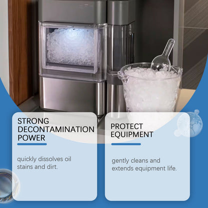 Jakehoe Ice Maker Cleaner Daily gentle cleaning, descaling, deodorizing, and decontamination care for ice maker cleaning