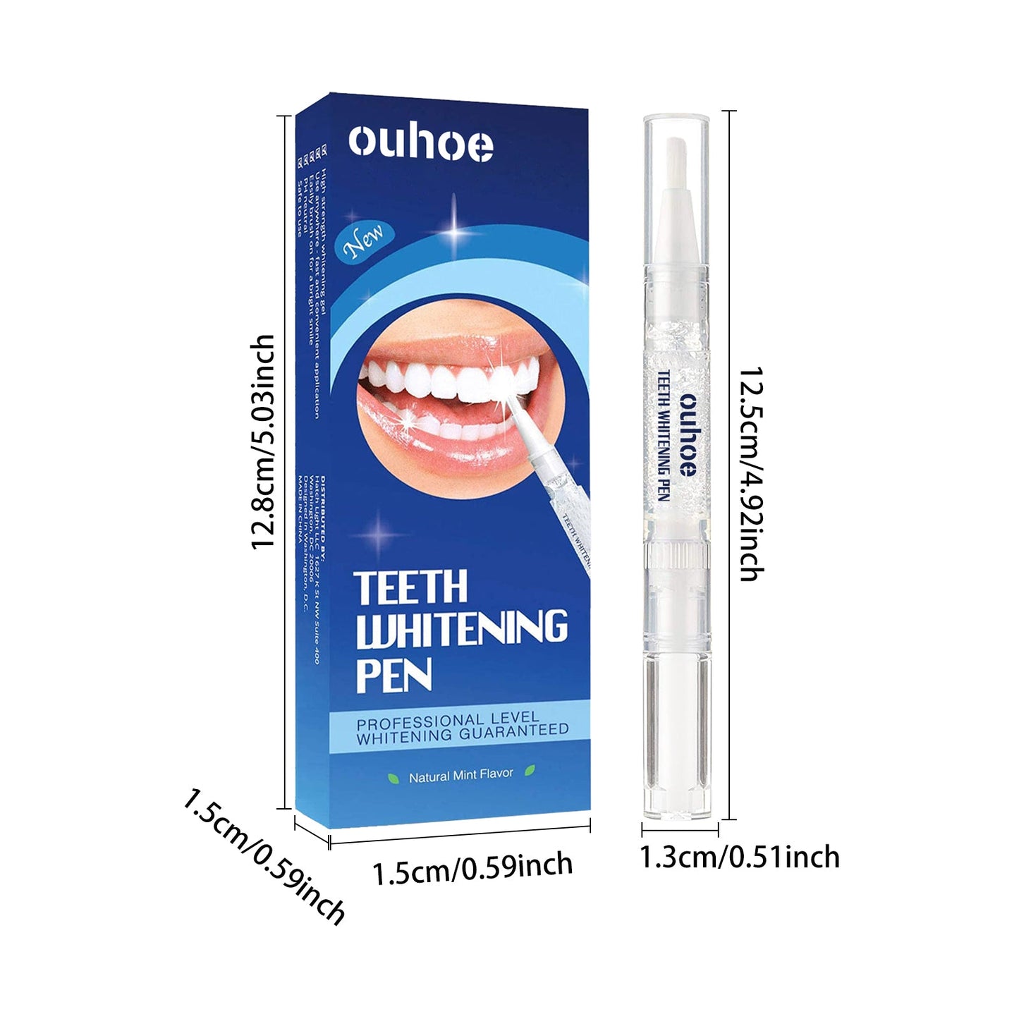 OUHOE Teeth Whitening Essence Pen Teeth Whitening and Brightening Pen