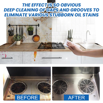 Jue-Fish Kitchen cleaning effervescent tablets Kitchen range hood and stove heavy grease and stain cleaning effervescent tablets