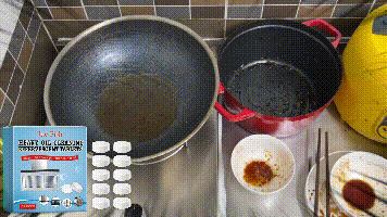 Jue-Fish Kitchen grease cleaning tablets Household cleaning product for removing grease and grime from kitchen stoves